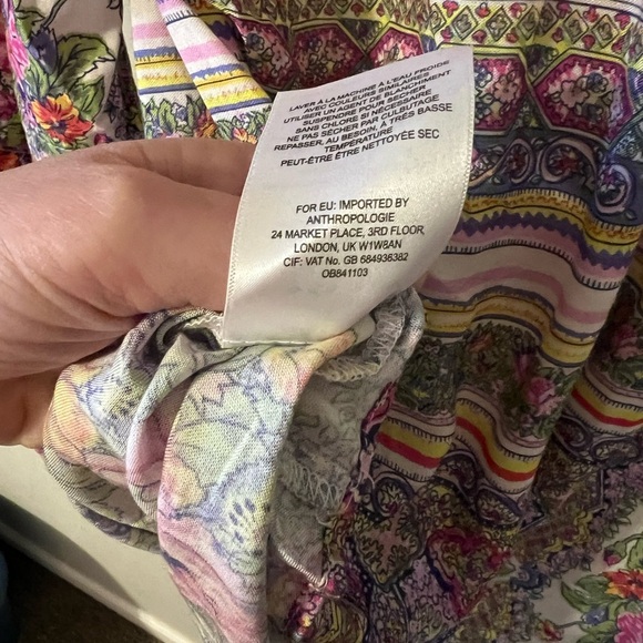 Anthropologie Maeve Ceresco Peasant Top XS/S - Picture 8 of 8
